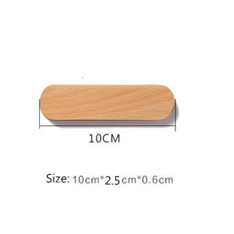 Wall Hooks Wooden Magnetic Hangers Keys Holders Nordic Smooth Edge Display Decor