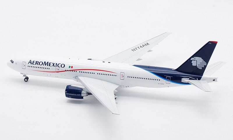 1:200 32CM InFlight AEROMEXICO BOEING 777-200ER Passenger Airplane Diecast Model