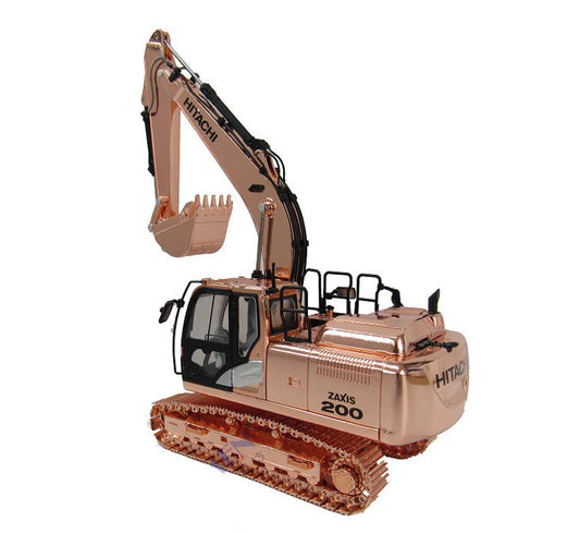 1:50 ZAXIS200-6 Excavator Construction Machine Equipment Diecast Model BRONZE