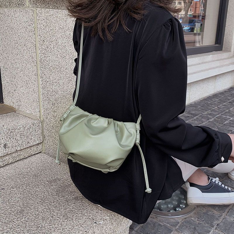 Shoulder Bag Fashion Messenger Bag Mini Cloud Purse Single Strap Handbags Zipper