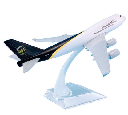16cm UPS BOEING 747-400 Transport Aeroplane Airplane Diecast Aircraft Model