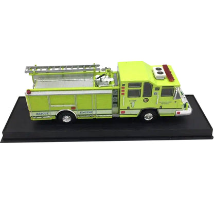 1:64 Scale 1997 Pierce Quantum Pumper Fire Truck Alloy Model Collection