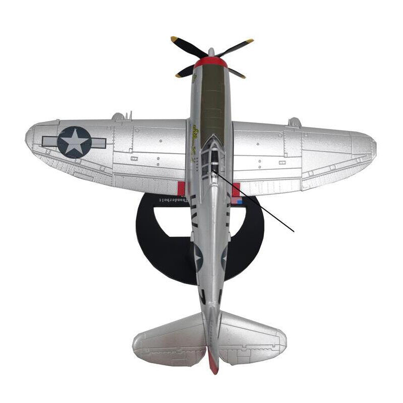 1/72 WWII USAF P-47D 'Roggie Meth II' Thunderbolt Fighter Alloy Airplane Model