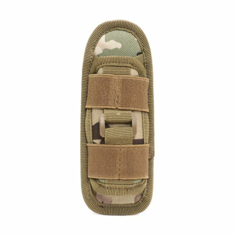 Tactical Flashlight Pouch Holster Torch Case Belt Bag Camping Survival Equipment