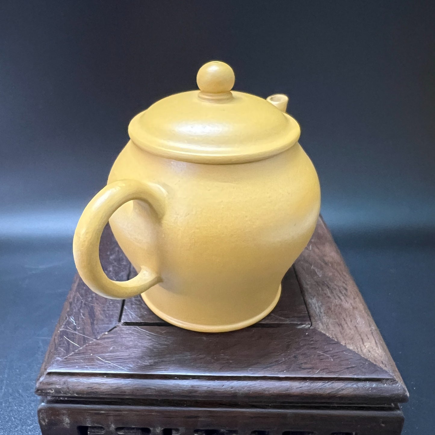 90cc chinese Yixing Handmade Zisha Yellow Duan clay Teapot GongDeng Hu Tea Pot