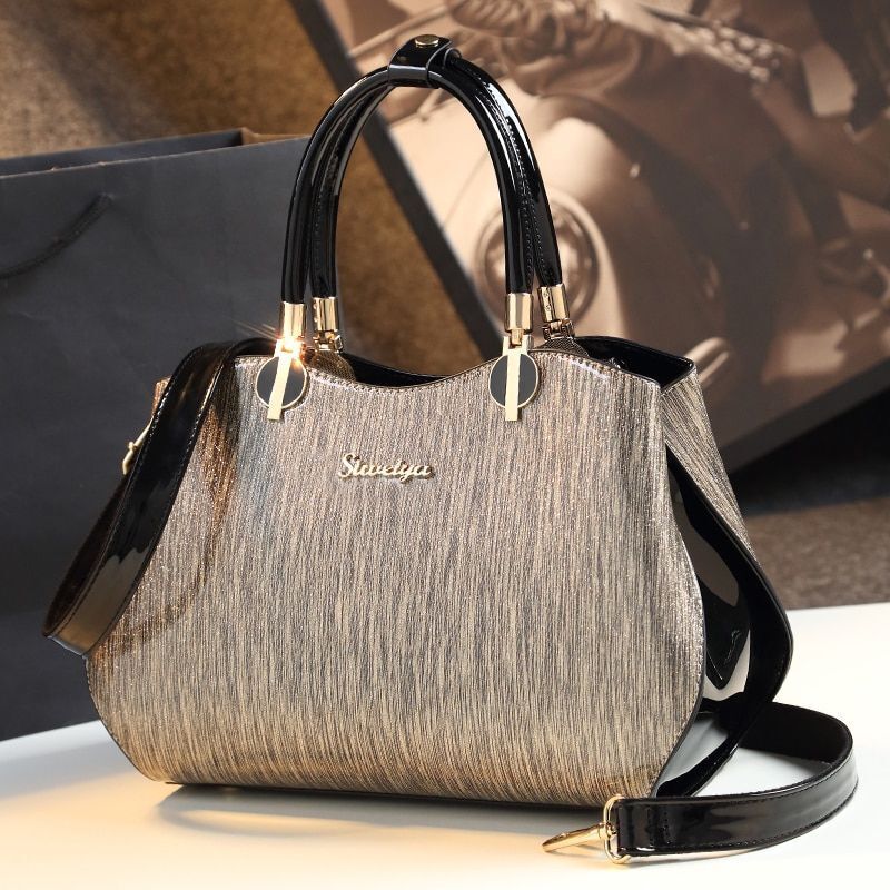 Pillow Shoulder Bag Patent Leather Handbags Messenger Clutch 33*13*22/29*12*20CM