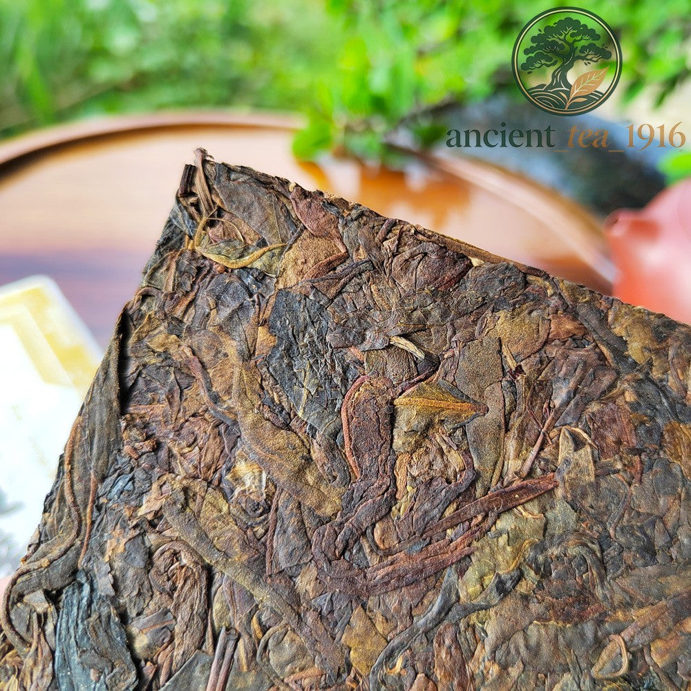 200g 2009 Pu Erh Tea Brick Laobanzhang Aged Pu Erh Raw Tea