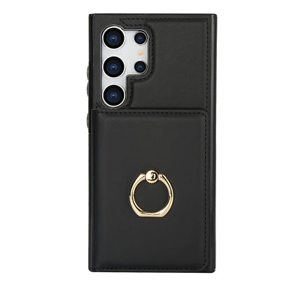 Wallet Case for Samsung Galaxy S24/S23/S22/S21 Ultra/Note 20 Ultra Rotation Ring