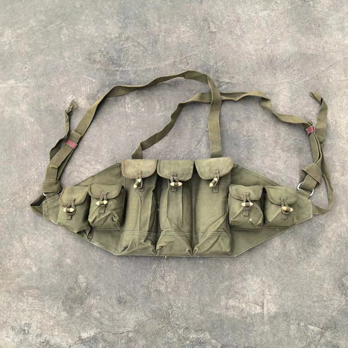 1960-1970 New Original Surplus Type 56 Chest Rig Ammo Pouch Mag Pouch Made