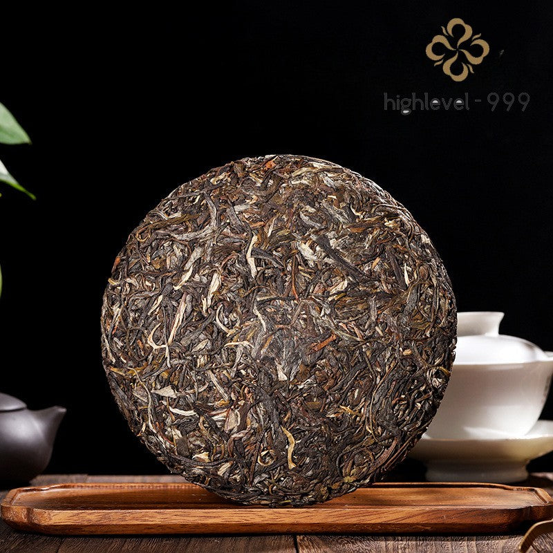 357g Raw Pu'er Tea Cake Laozhai Lincang Ancient Tree Bamboo Shell Pack Bulk Tea