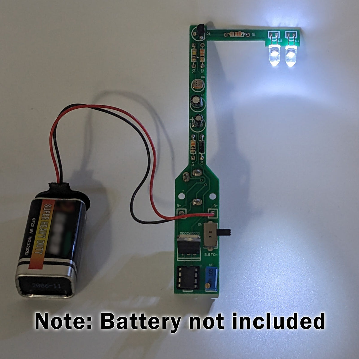DIY Automatic Street Light for Model Railroad Soldering Kit with Assembly Manual
