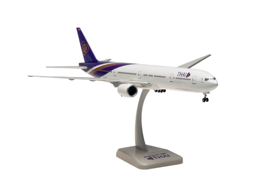 1:200 37CM Hogan THAI BOEING 777-300 Passenger Airplane ABS Plastic Plane Model