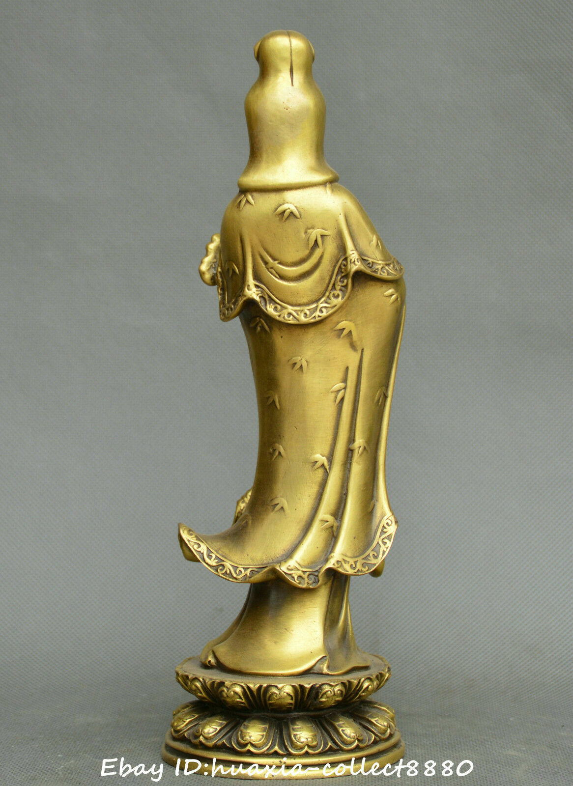 Chinese Tibet Buddhism Old Bronze Ruyi Guanyin Kwan-yin Avalokitesvara Statue