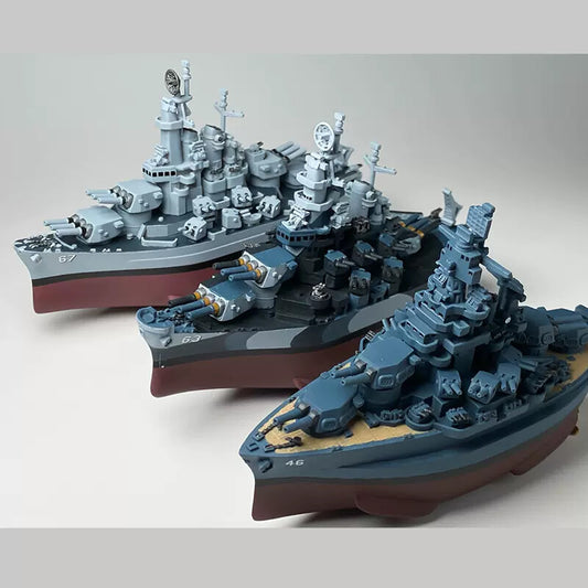 War II USS Missouri Montana Battleship Ship Model 3D printed static model