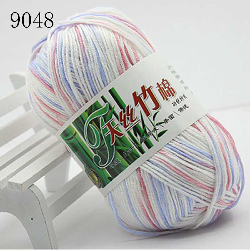 Hot Sale 50g Soft Bamboo Crochet Cotton Yarn Knitting Baby Knit Wool Yarn