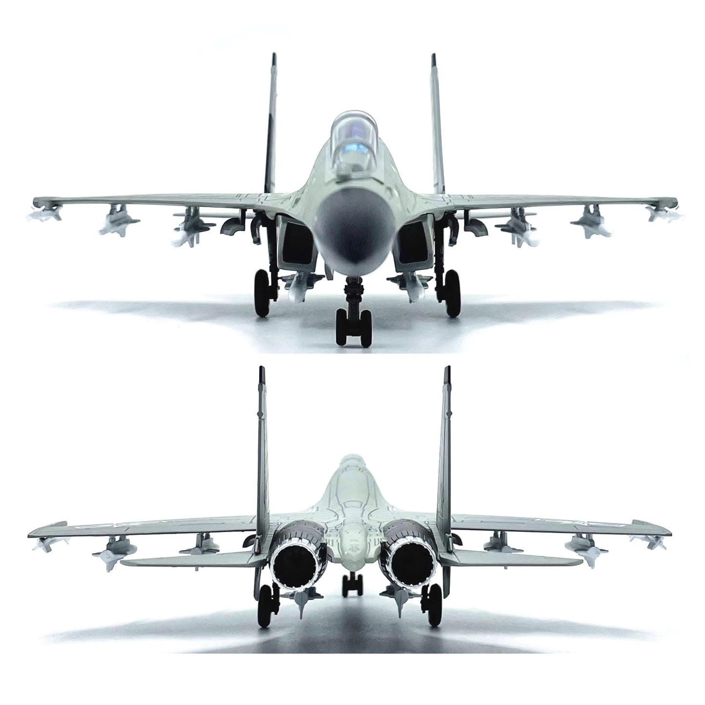 22cm 1/100 Chinese Air Force J-16 Fighter Model Military Aircraft Decoration