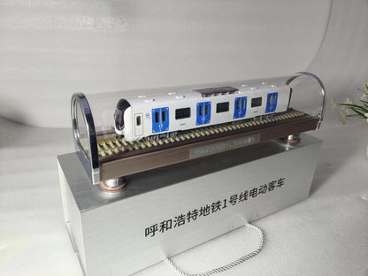 1:68 39CM Huhehaote Metro Line 1 Subway Electric Passenger Train Diecast Model