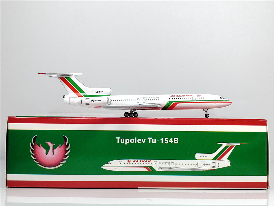 1:400 Phoenix BALHAN Tupolev TU-154B Airplane Diecast Aircraft Plane Model