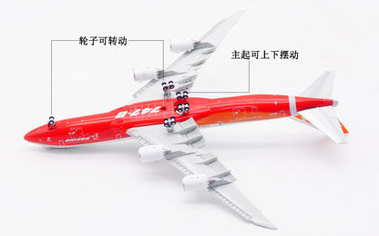 1:400 HX Models BOEING 747-8 Flap Down Passenger Airplane Diecast Aircraft Model