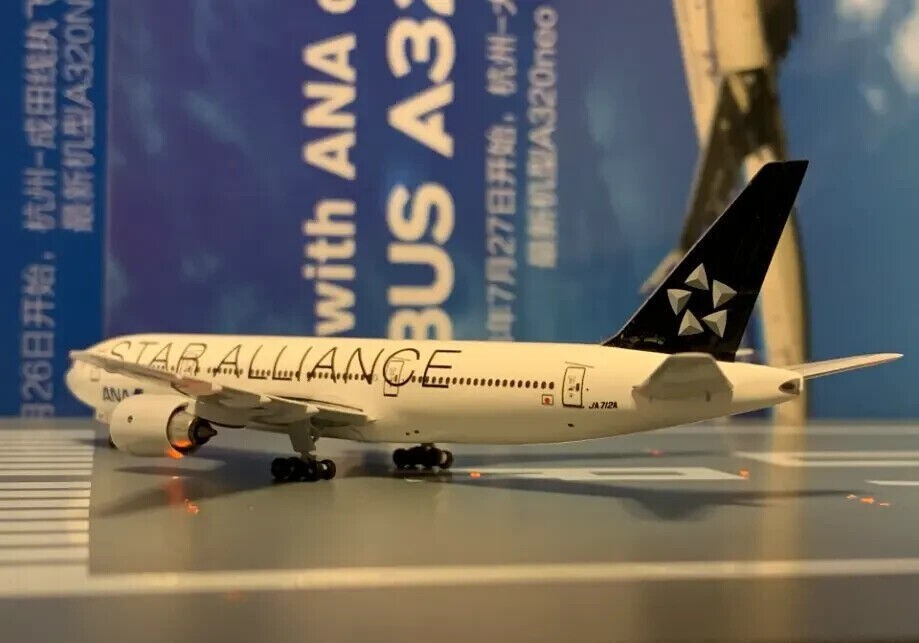 1:500 Aeroclassics ANA STAR ALLIANCE B777-200 Passenger Plane Diecast Model