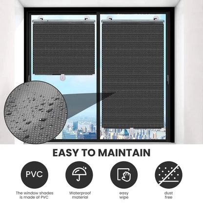 Blackout Roller Blinds | Nail-Free Privacy Curtains for Windows