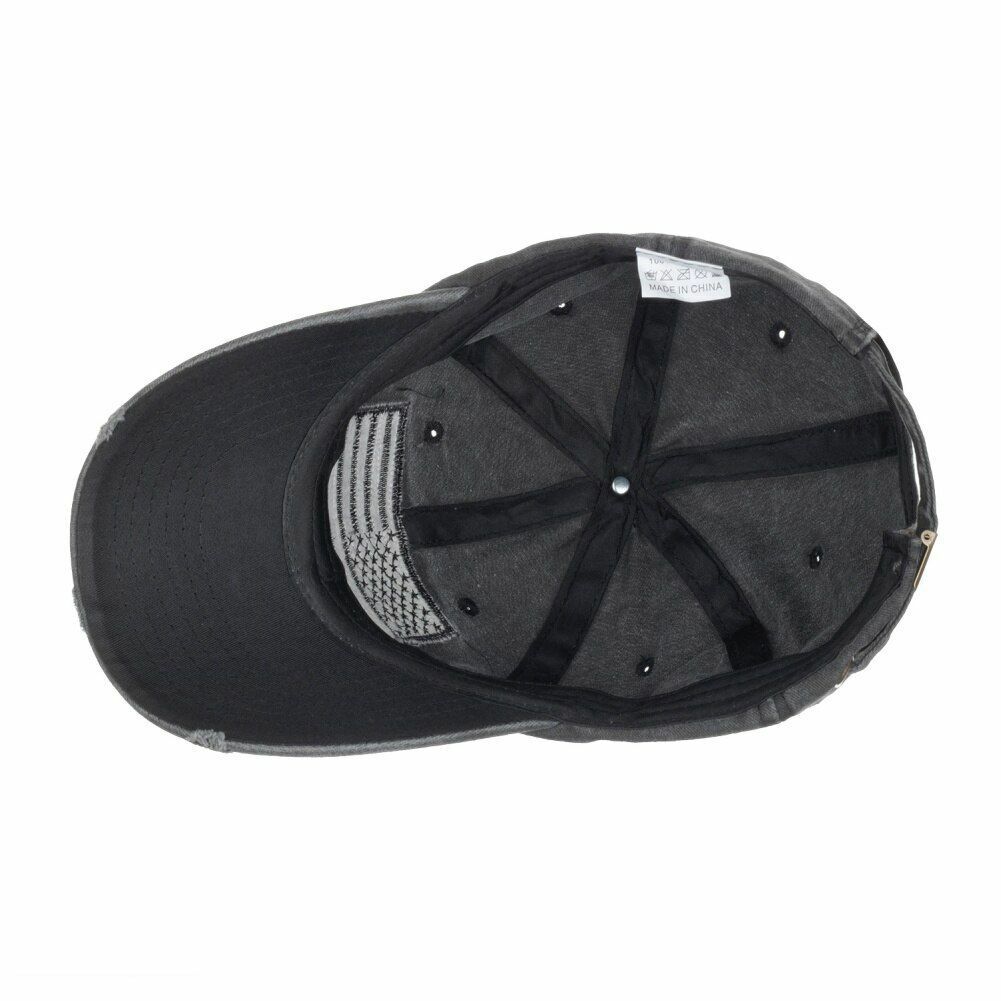 Cap Adjustable Snapback Hat Baseball Retro Flag Embroidery Baseball Headwear 1PC