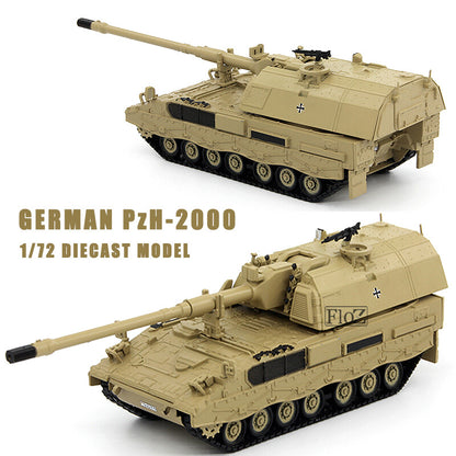 GERMAN PzH-2000 1/72 DIECAST MODEL FINISHED TANK UNISTAR