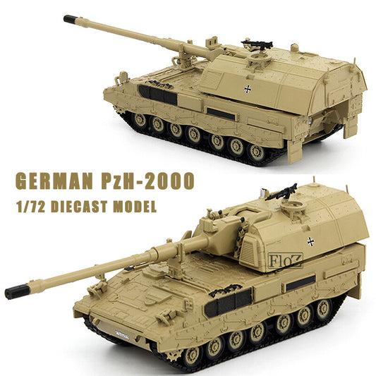 GERMAN PzH-2000 1/72 DIECAST MODEL FINISHED TANK UNISTAR