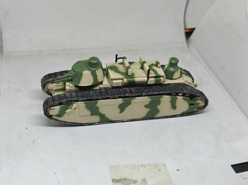 Hand-painted 1/72 French FCM Char 2C heavy tank finished model