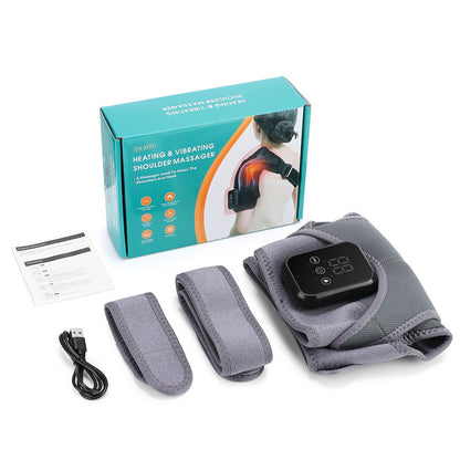 Heating hot compress shoulder/Knee warming vibration massage therapy device