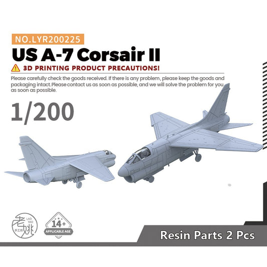 Yao's Studio LYR200225 1/200 Military Model Kit US A-7 Corsair II
