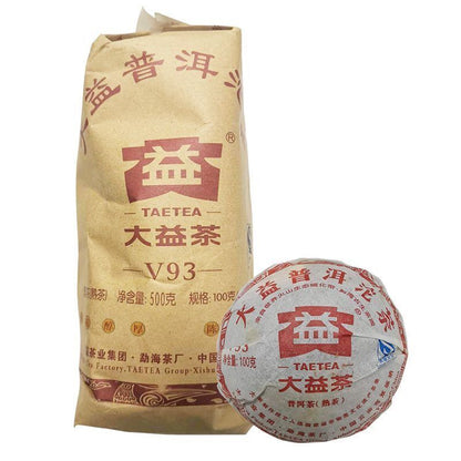TAETEA V93 Tuo Cha* 2011 Yunnan Menghai Dayi Pu-erh Ripe Puer Shu Pu'er Tea 500g