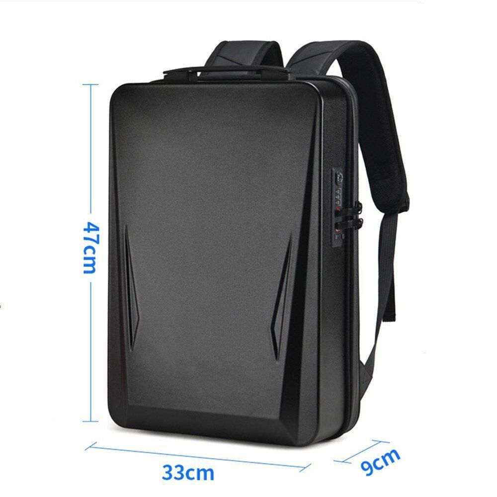 Anti-theft 17.3" Laptop Backpack Hard Shell Notebook USB Waterproof Travel Bags