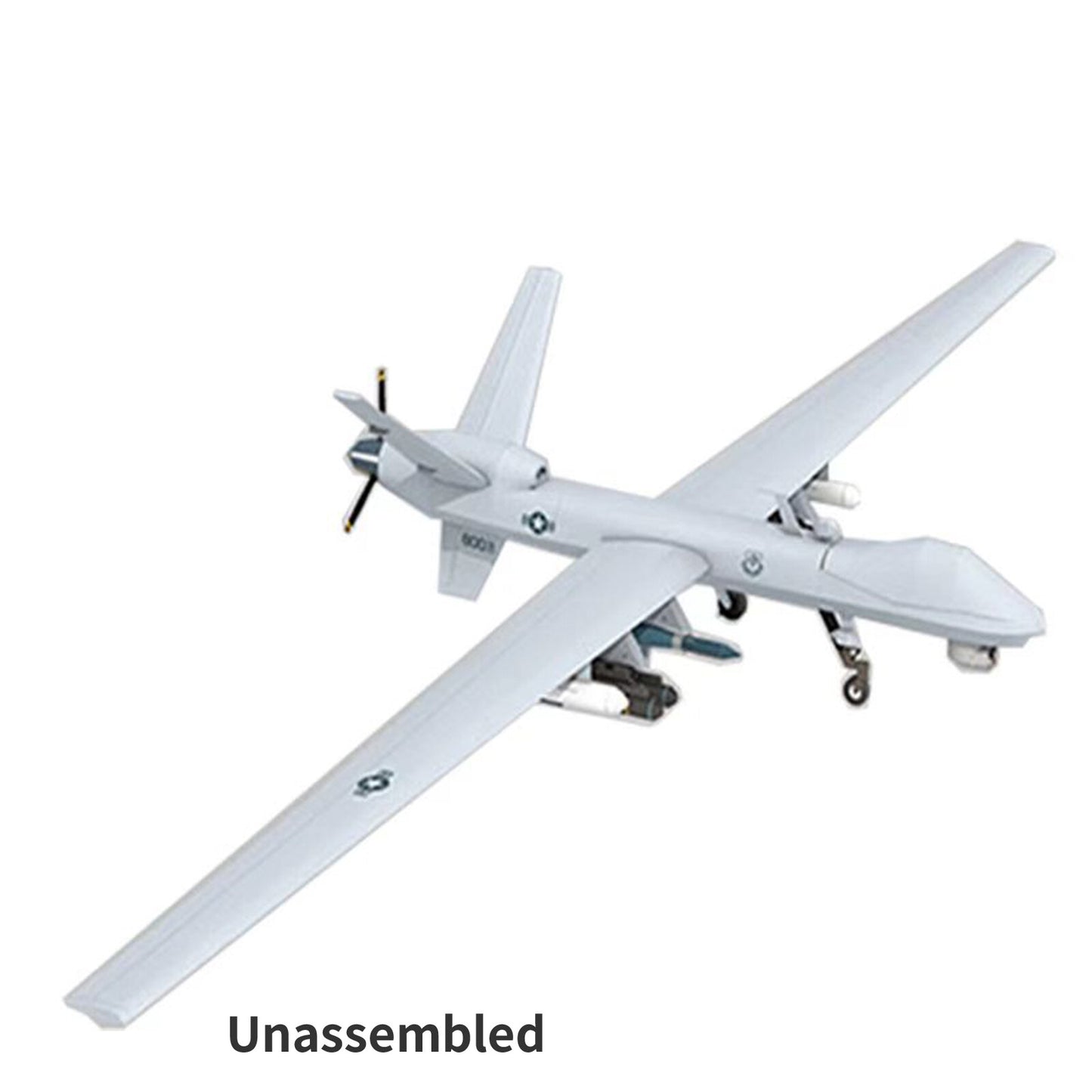 1:32 MQ-9 Reaper UAV 3D Plane Paper Model Aircraft Puzzle Ornaments Unassembled