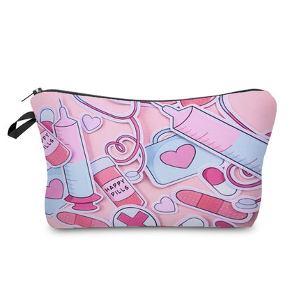 Printed Cosmetic Organizer Storage Bags Makeup Cartoon Purse 18*22*13.5 CM 1 PC