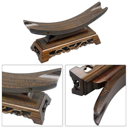 7.2 inch Katana Holder Crescent Knife Rest Sword Holder Wooden Sword Display -
