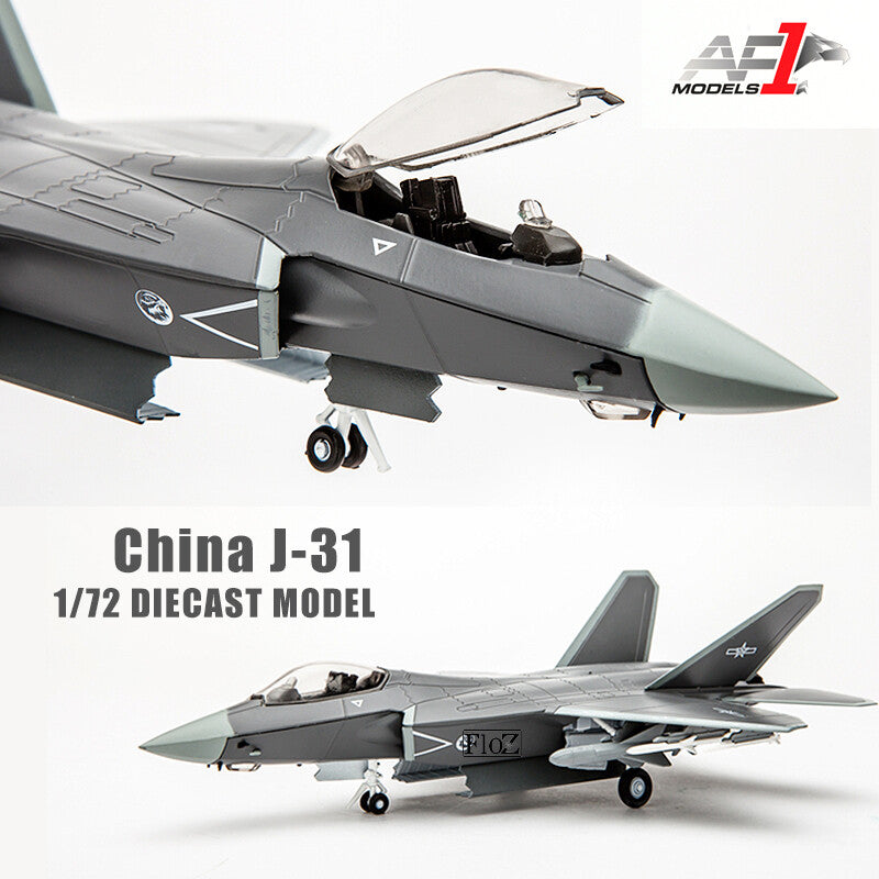 AF1 China J-31 1/72 diecast plane model aircraft