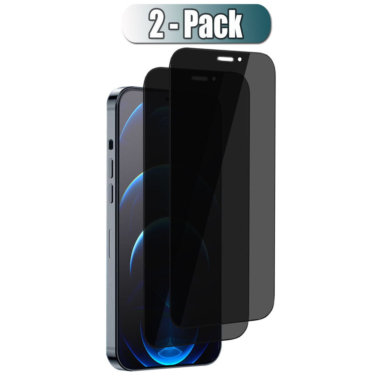 For iPhone 12/12 Pro Max/12 Pro Privacy Tempered Glass Anti-Spy Screen Protector
