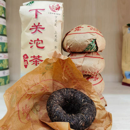 2009 Chinese Xiaguan Yi Ji Tuocha Old Puer Tea Tuo Cha Pu'er Raw Puerh Shen 500g