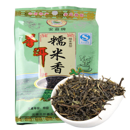 Loose Leaf Glutinous Rice Fragrant Puerh Tea Green Tea 500g Yunnan Raw Pu'er Tea