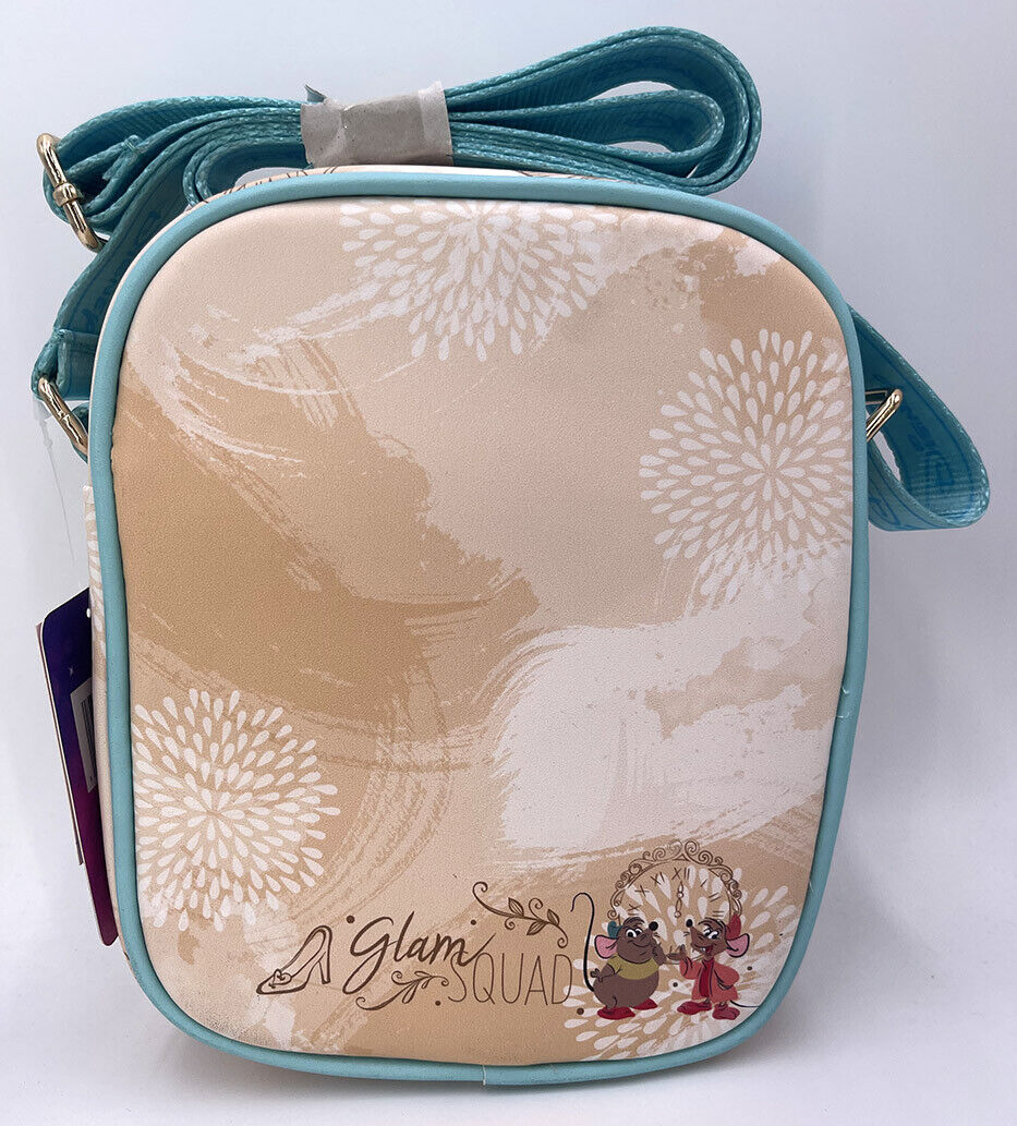 Disney Princess Cinderella Glam Crossbody Bag 8.5" Lady Purse Rare RUZ Side Bag