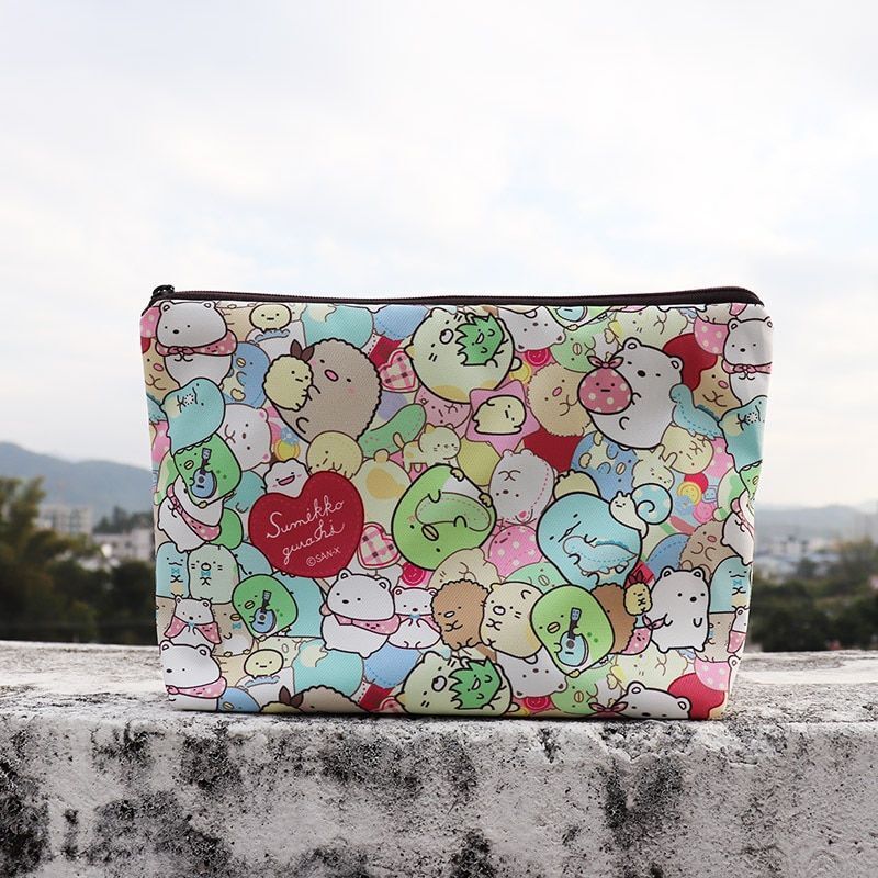 Bonded Fabric Storage Bag Travel Toiletries Organize Cosmetic Bag Makeup Purse