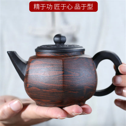 Full Handmade Tea Pot Real Yixing Zisha Tea Pot Marked 310ml Chinese Craftsman