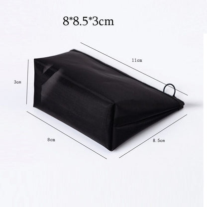 Mesh Transparent Makeup Bag Travel Cosmetic Bag Organizer Case Wash Toiletry Bag