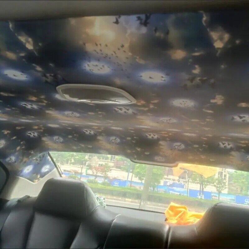 Car Headlining Fabric Star Pattern for Upholstery Auto Interior Home Decor DIY