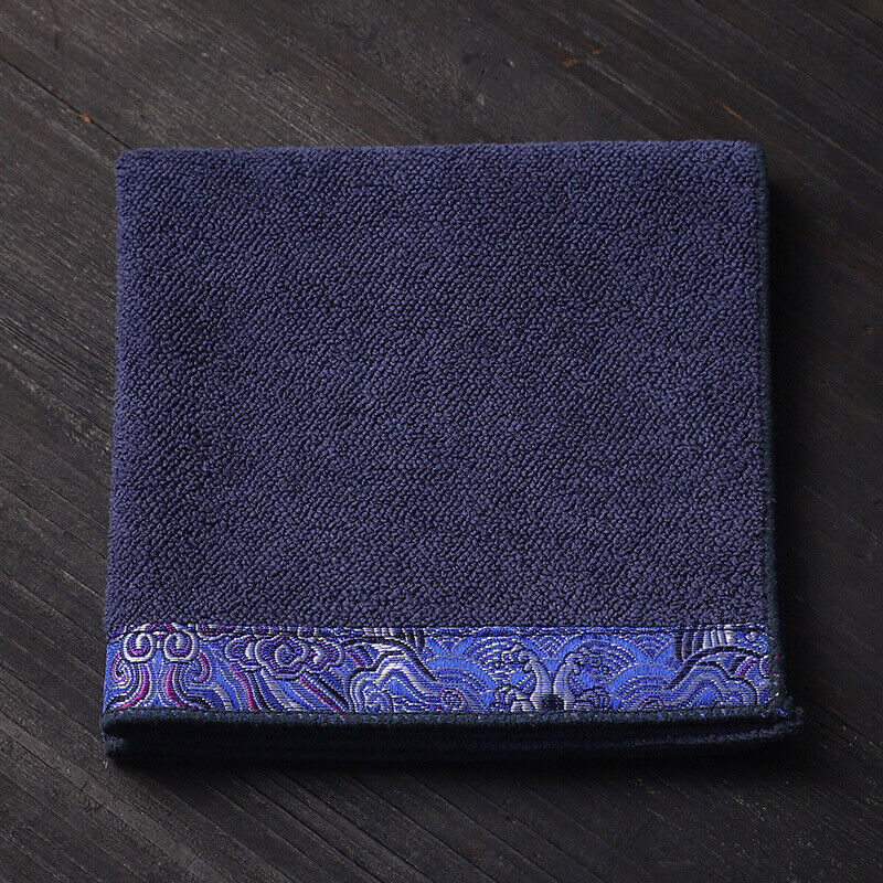 Chinese Tea Towel Square Cotton Linen Water Absorbent Tea Accessories On Sales