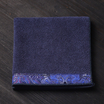 Chinese Tea Towel Square Cotton Linen Water Absorbent Tea Accessories On Sales