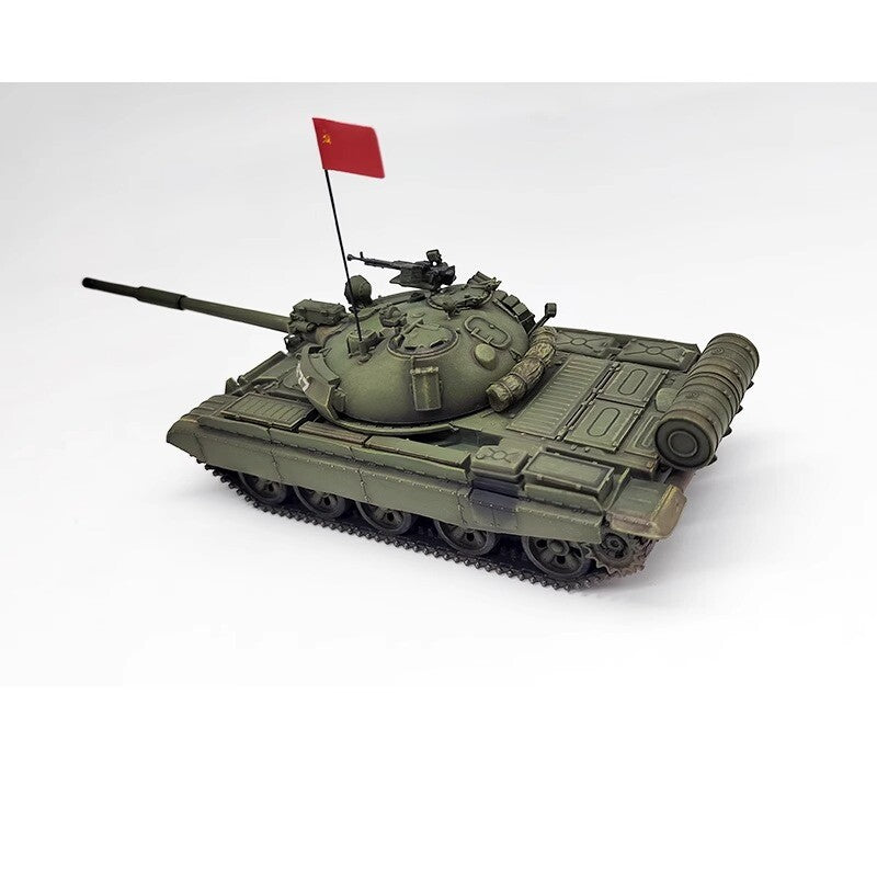 Fingertip Model 1/72Soviet T62BDD Main Battle Tank Far East Green Finished Model