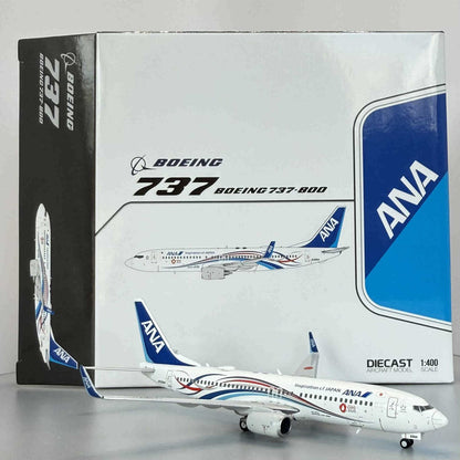 1:400 JC Wings ANA Boeing 737-800 JA58AN Passenger Airplane Diecast Plane Model
