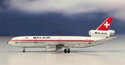 for AeroClassics for BALAIR Swiss for Douglas DC-10 HB-IHK 1:400 Aircraft Model